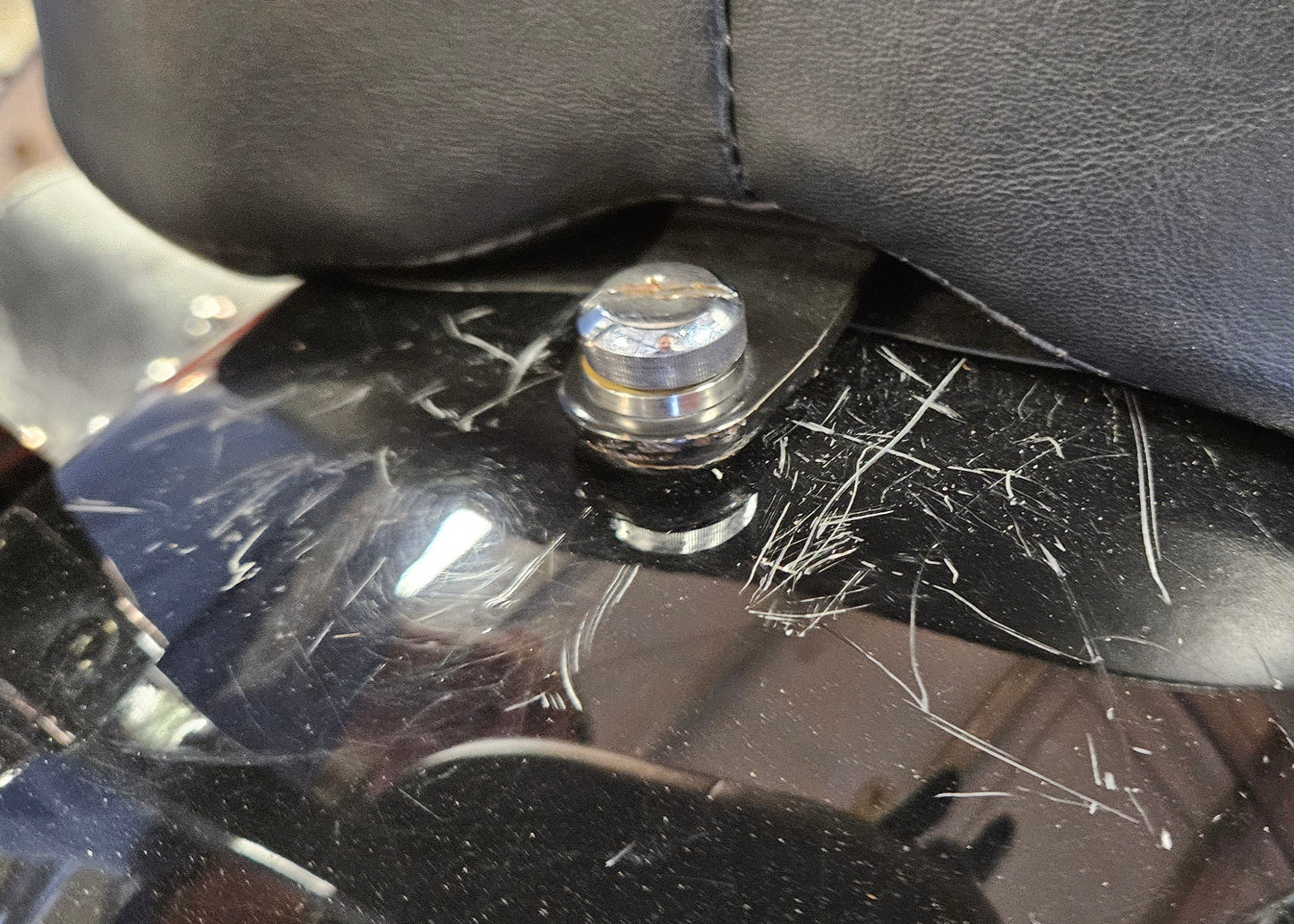 J&D Softail Seat Bolt Socket (special edition bronze)