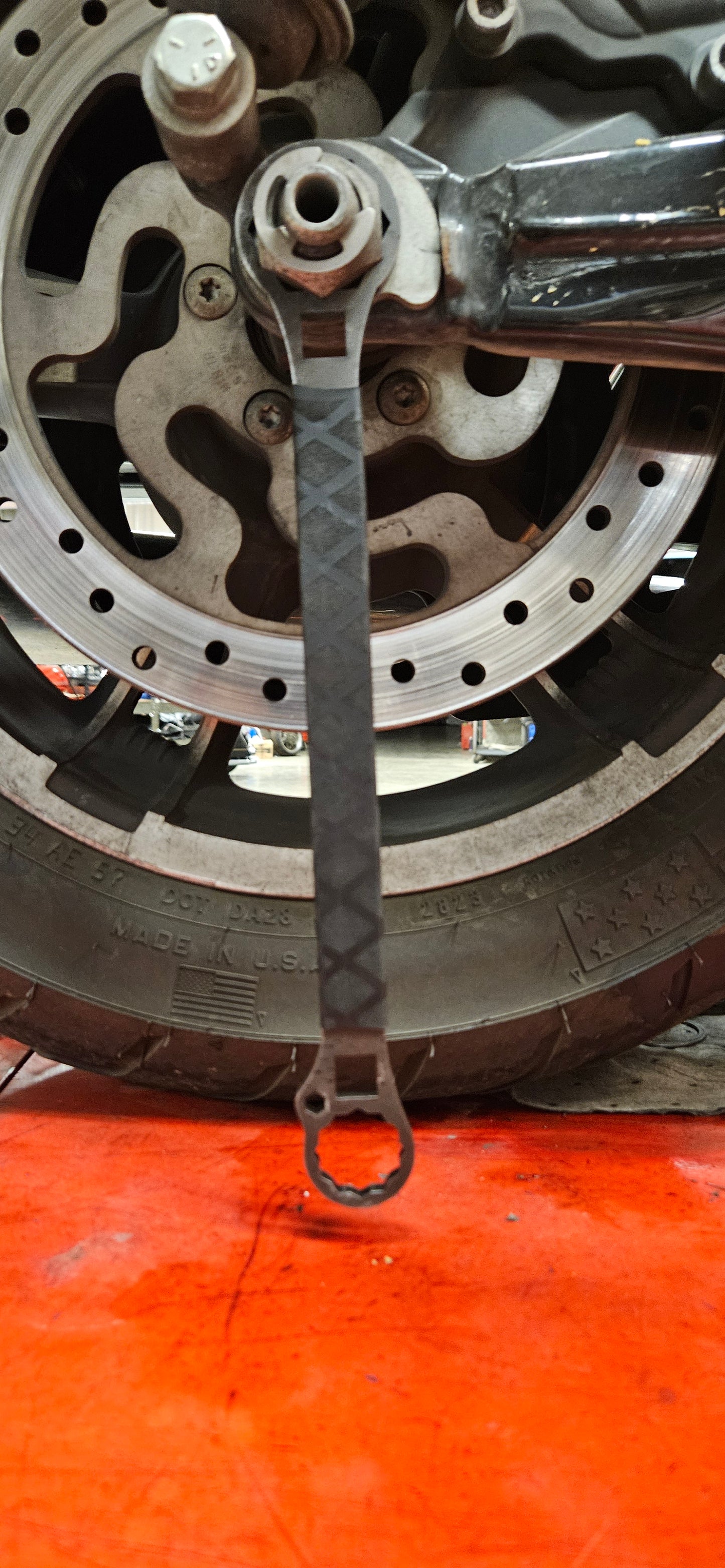 Baron Works Axle Wrench for Harley touring motorcycles