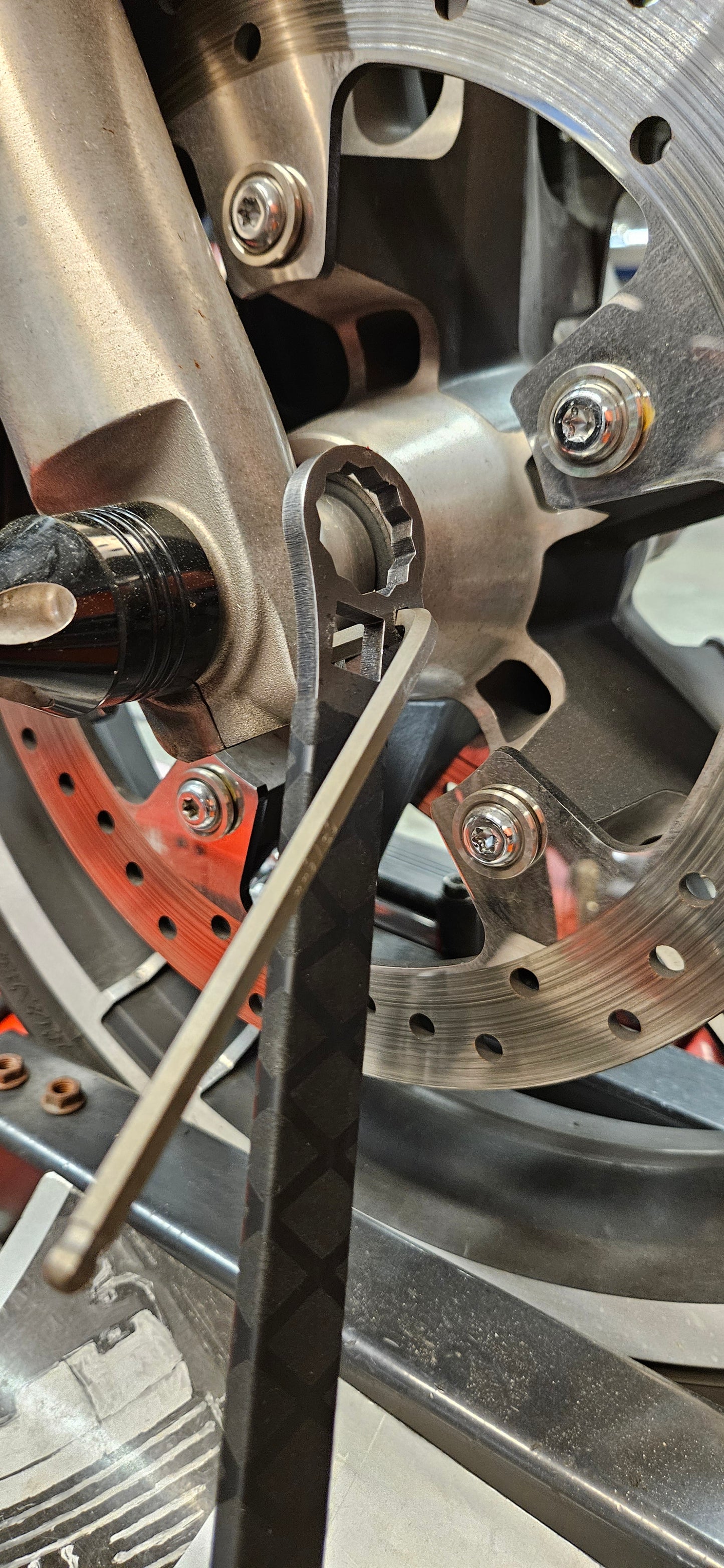 Baron Works Axle Wrench for Harley touring motorcycles