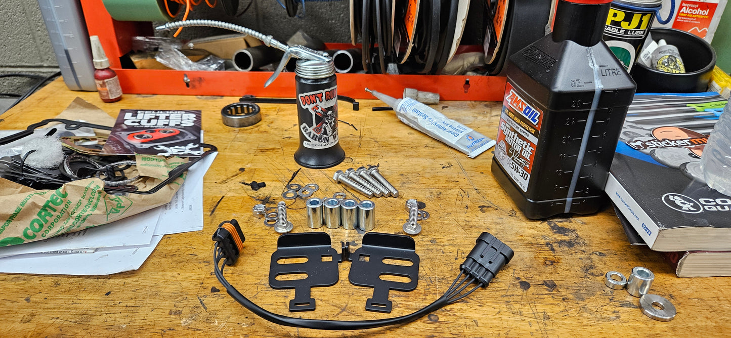 D14 Destroyer auf rewaco Scheinwerferadapter-Kit