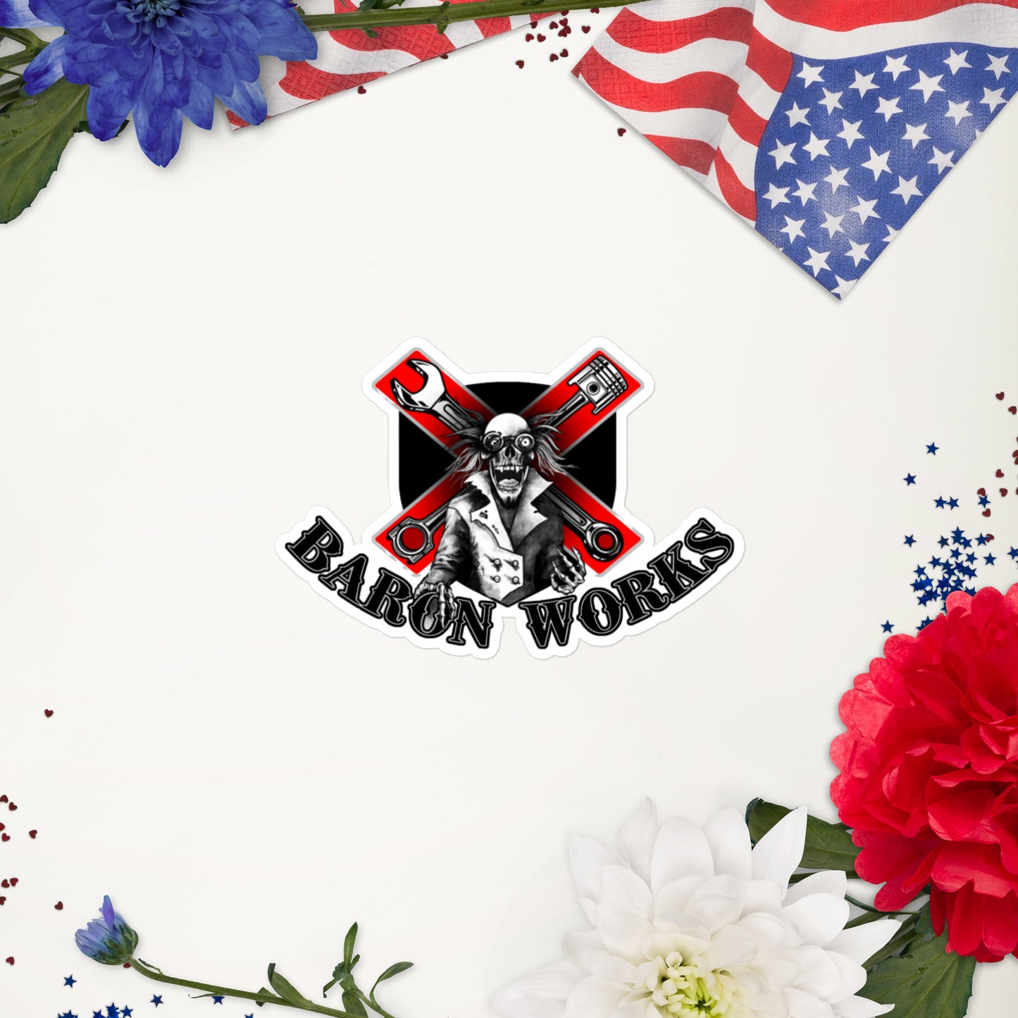 Baron Works stickers