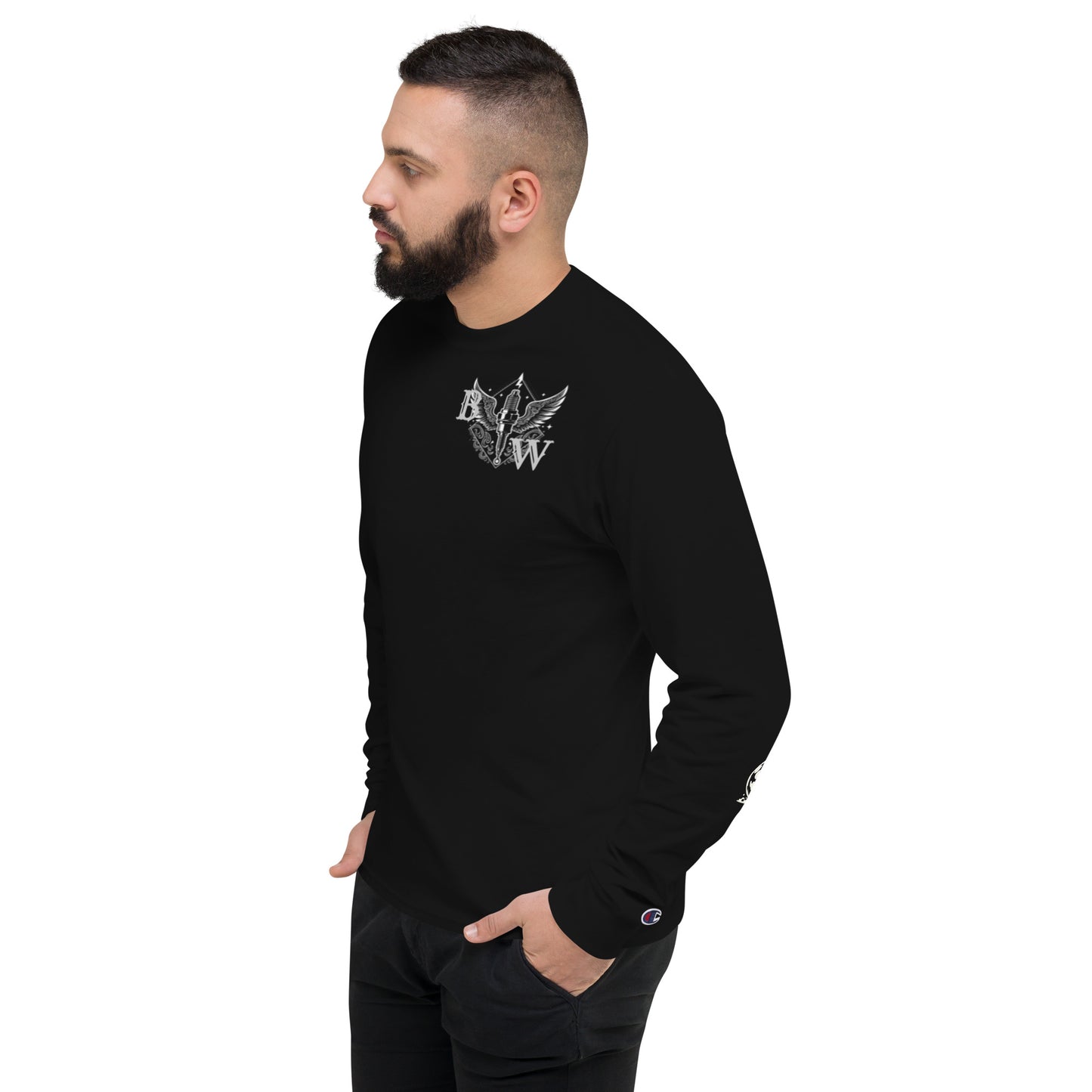 Baron Works Spark Men's Champion Long Sleeve Shirt