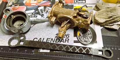 Baron Works Axle Wrench for Harley with 7/8 and 3/4 axle nuts (The Robby)