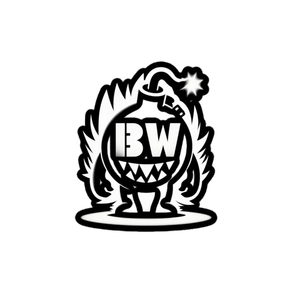 Baron Works Bomb Stickers