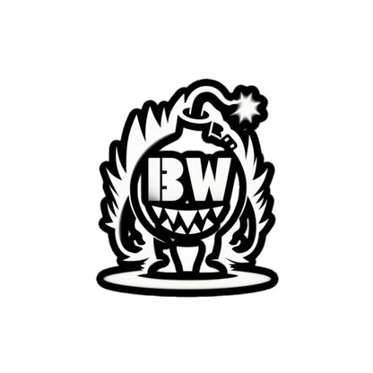 Baron Works Bomb Stickers