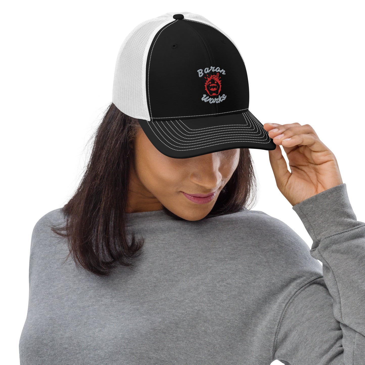 Baron Works Bomb Guy Trucker Cap